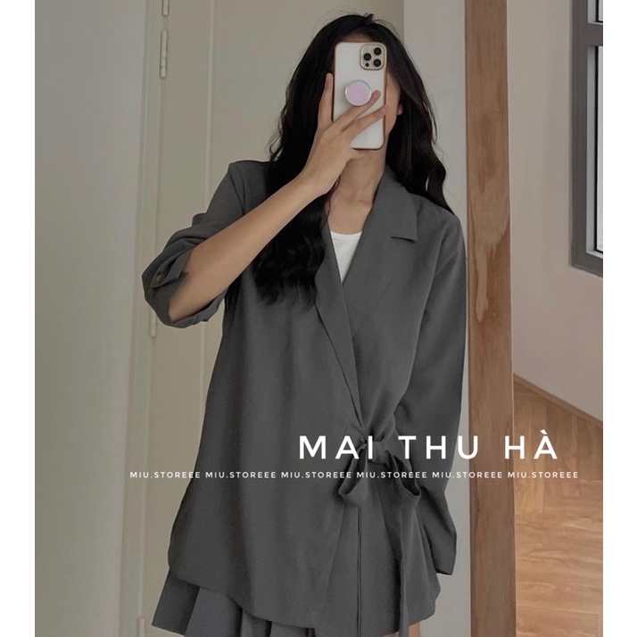 [ẢNH THẬT] ÁO VEST BUỘC ĐAI NƠ CHÉO | BigBuy360 - bigbuy360.vn