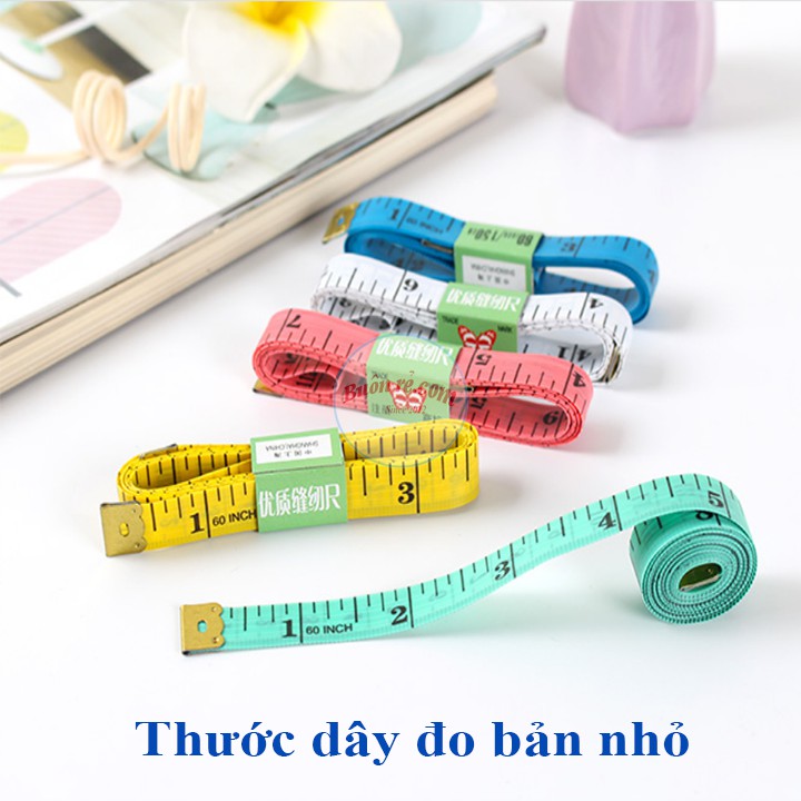 Xả sốc 3 ngày Thước dây 1,5m bản nhỏ đo lường tiện dụng 01029 _ Buonrecom