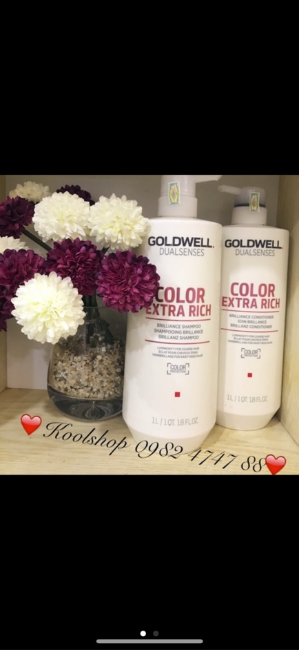 DẦU GỘI/XẢ SIÊU DƯỠNG MÀU GOLDWELL COLOR EXTRA RICH