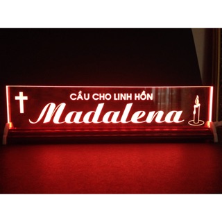 Chữ điện :cầu cho linh hồn madalena