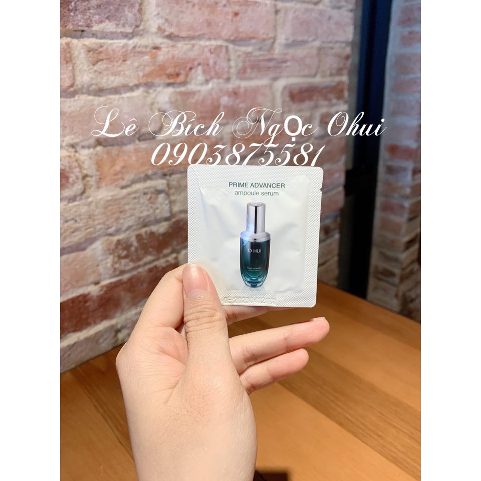 Combo 10 Gói Tinh Chất Chống Lão Hóa, Căng Bóng Da Serum OHUI XANH - OHUI PRIME ADVANCER SERUM