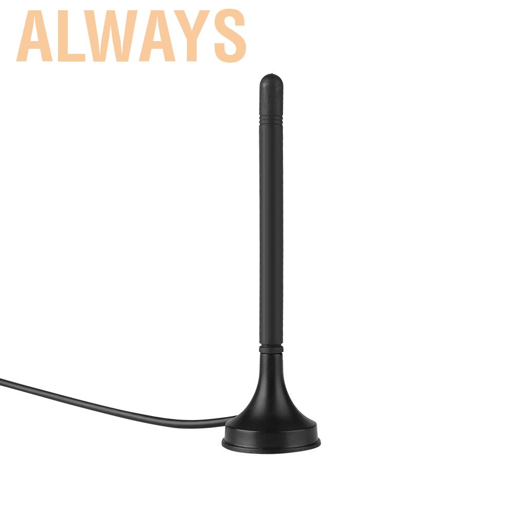 Ăng ten HDTV DVB-T kỹ thuật số UHF/VHF dải kép có bệ nam châm 10DB