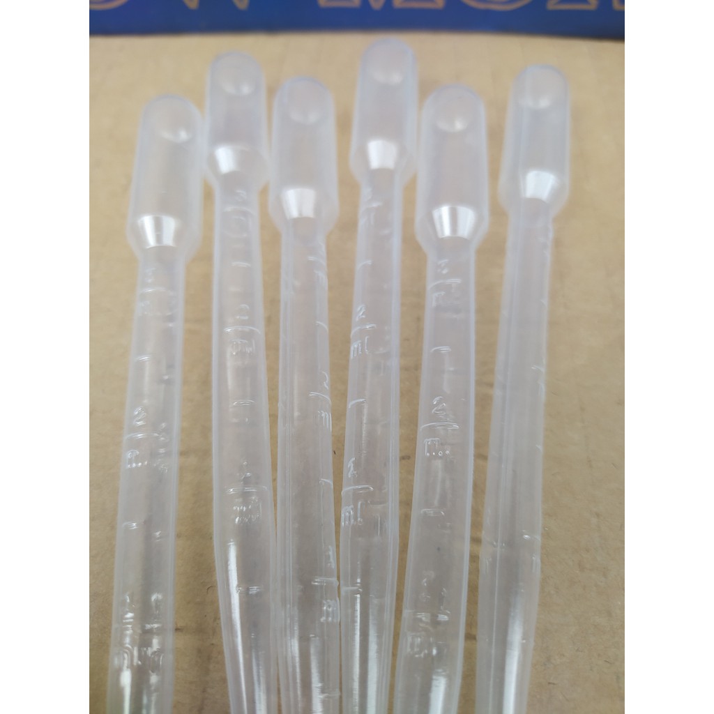 Ống hút pipet nhựa pasteur bơm phân bón, đo, đong, hút phân bón, dung dịch... nhỏ giọt (nhiều dung tích)