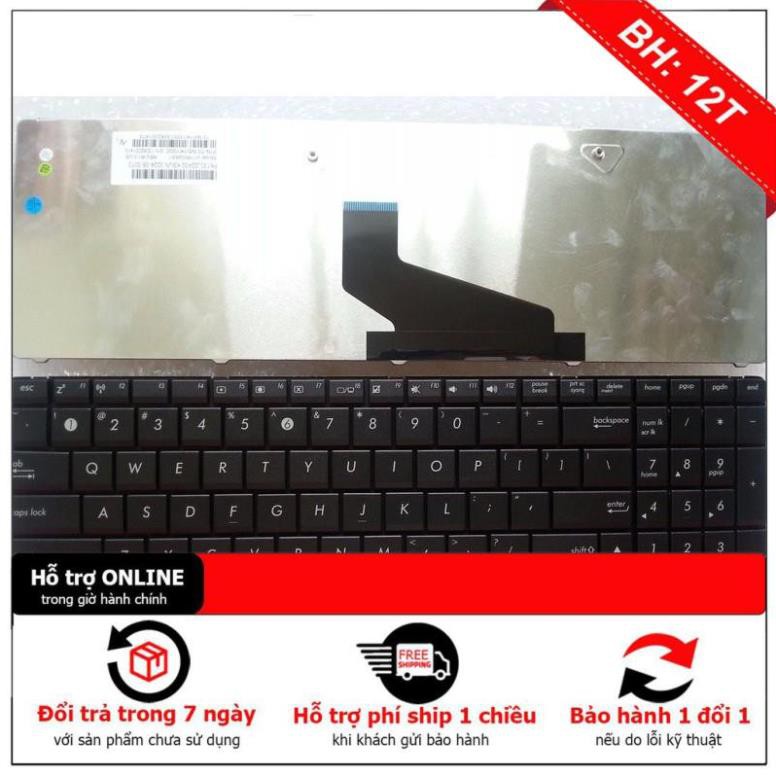 [BH12TH] bàn phím laptop Asus K52, K53, màu đen