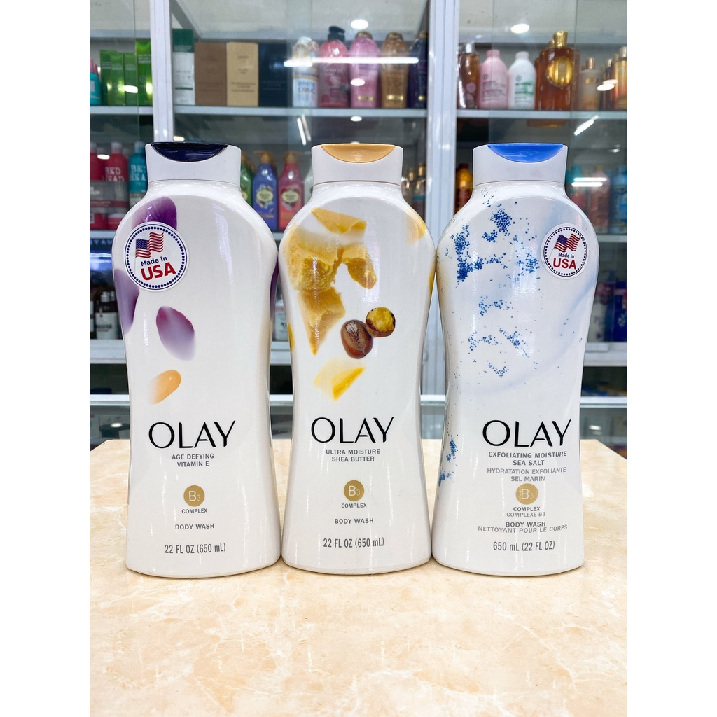 Sữa Tắm Dưỡng Da Mềm Mịn OLAY MADE IN USA 650ml