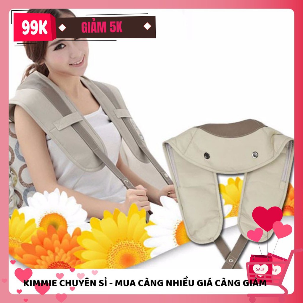 [MUA NHIỀU GIẢM GIÁ] [MÃ GIẢM KIMFAM5] Đai đeo massage lưng, cổ, vai, gáy - MSP2179