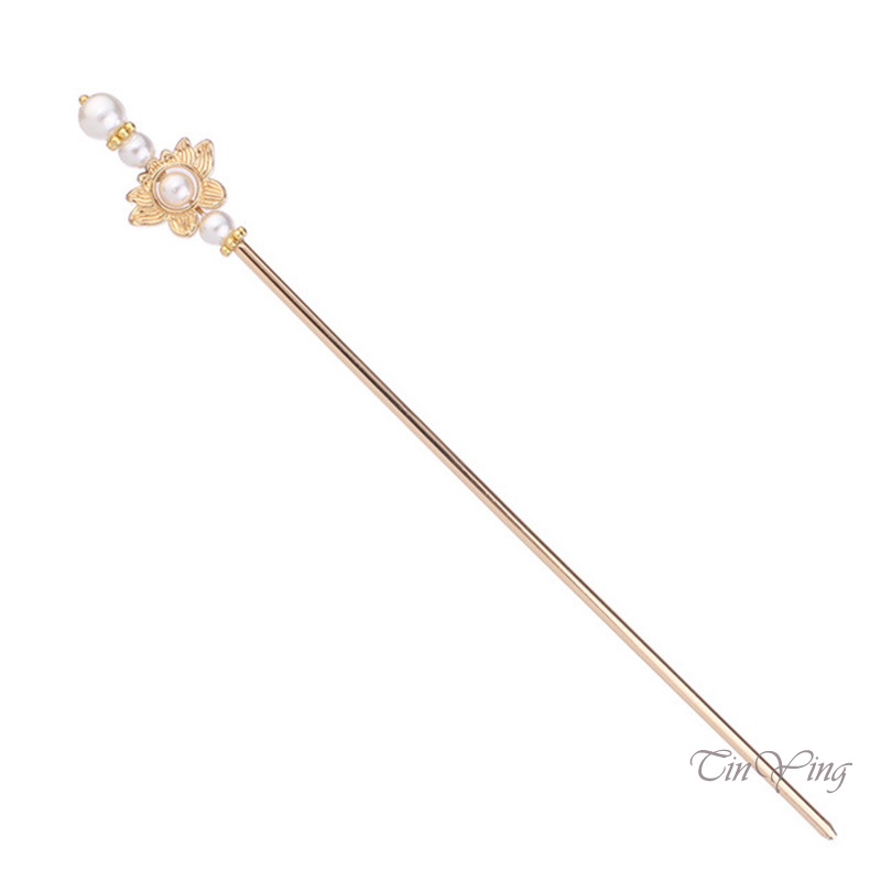 GETNOIVAS Trâm cài tóc hình hoa phong cách Trung Hoa cổ điển dành cho nữ