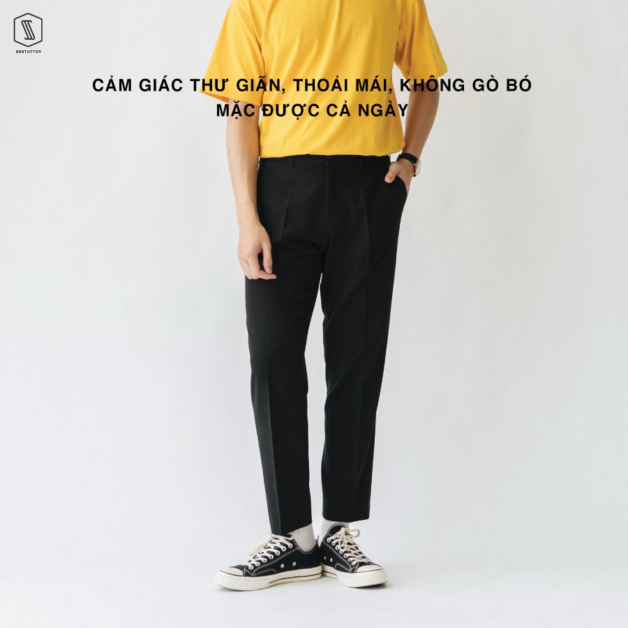 [SSSTXUX3 hoàn 8% xu]Quần âu Nam Regular Fit Basic SSSTUTTER Vải dệt thoi co giãn siêu nhẹ 5 màu Great Life Pants v2 | BigBuy360 - bigbuy360.vn
