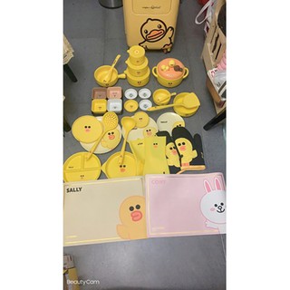 Bộ bát đĩa LINE FRIENDS ( có ảnh fb)