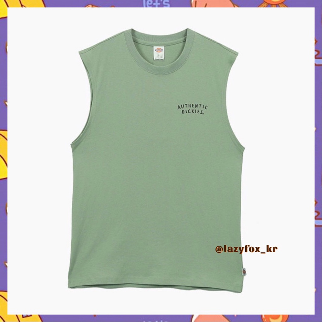 𝗗𝗜𝗖𝗞𝗜𝗘𝗦 𝑺𝒍𝒆𝒆𝒗𝒆𝒍𝒆𝒔𝒔 𝑻𝒆𝒆 / 𝑻𝒂𝒏𝒌 𝑻𝒐𝒑 - Áo thun không tay Dickies chính hãng 𝗦𝗔𝗟𝗘 🥨