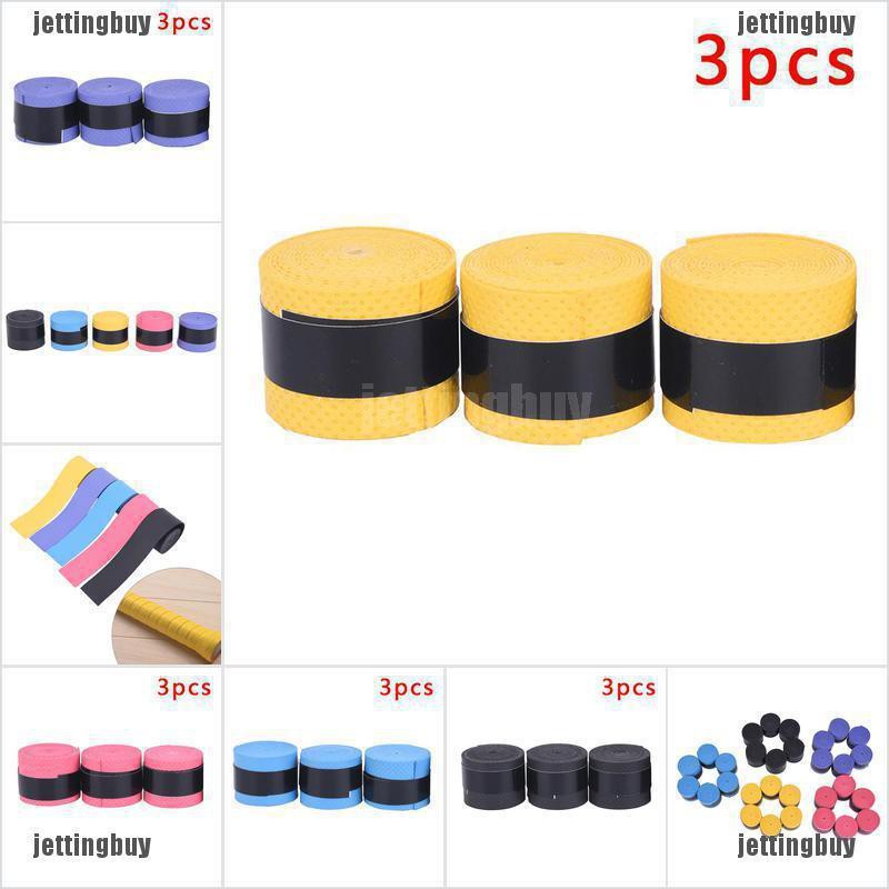 JETTING Set 3 băng quấn hỗ trợ chống trượt cho vợt tennis