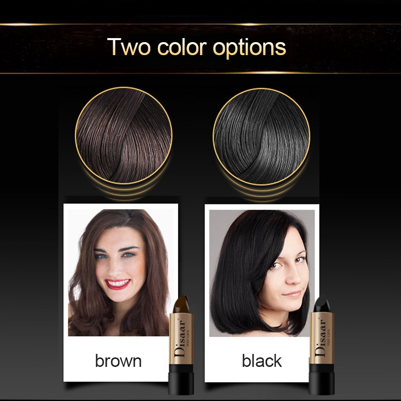 Thỏi nhuộm tóc thương hiệu Disaar 22g màu đen tự nhiên thiết kế kiểu son môi tiện lợi | BigBuy360 - bigbuy360.vn
