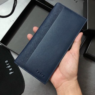 Ví dài nam gập Perdro ĐEN full box