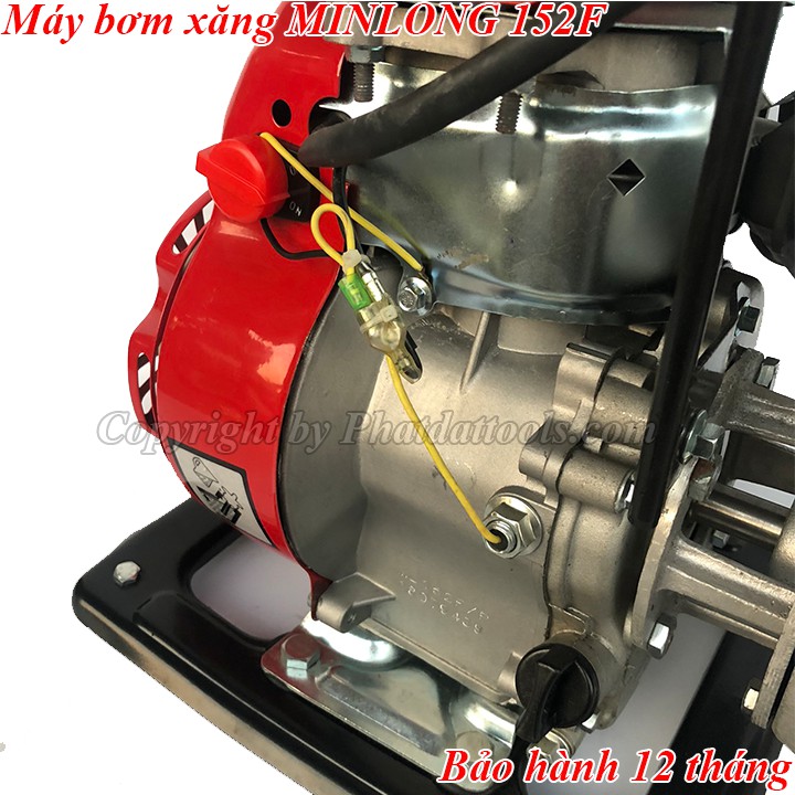 Máy bơm xăng MINLONG 152F Bơm Nước Dùng Xăng Trong Tưới Tiêu Ruộng Vườn Công Suất 2000W