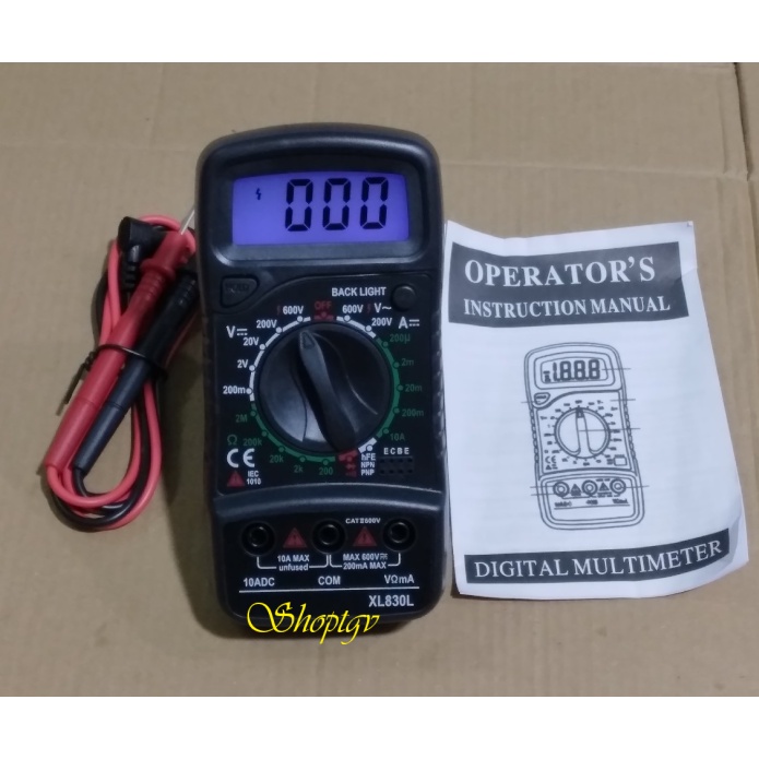 Đồng hồ đo điện XL830L, XL 830 nhỏ gọn