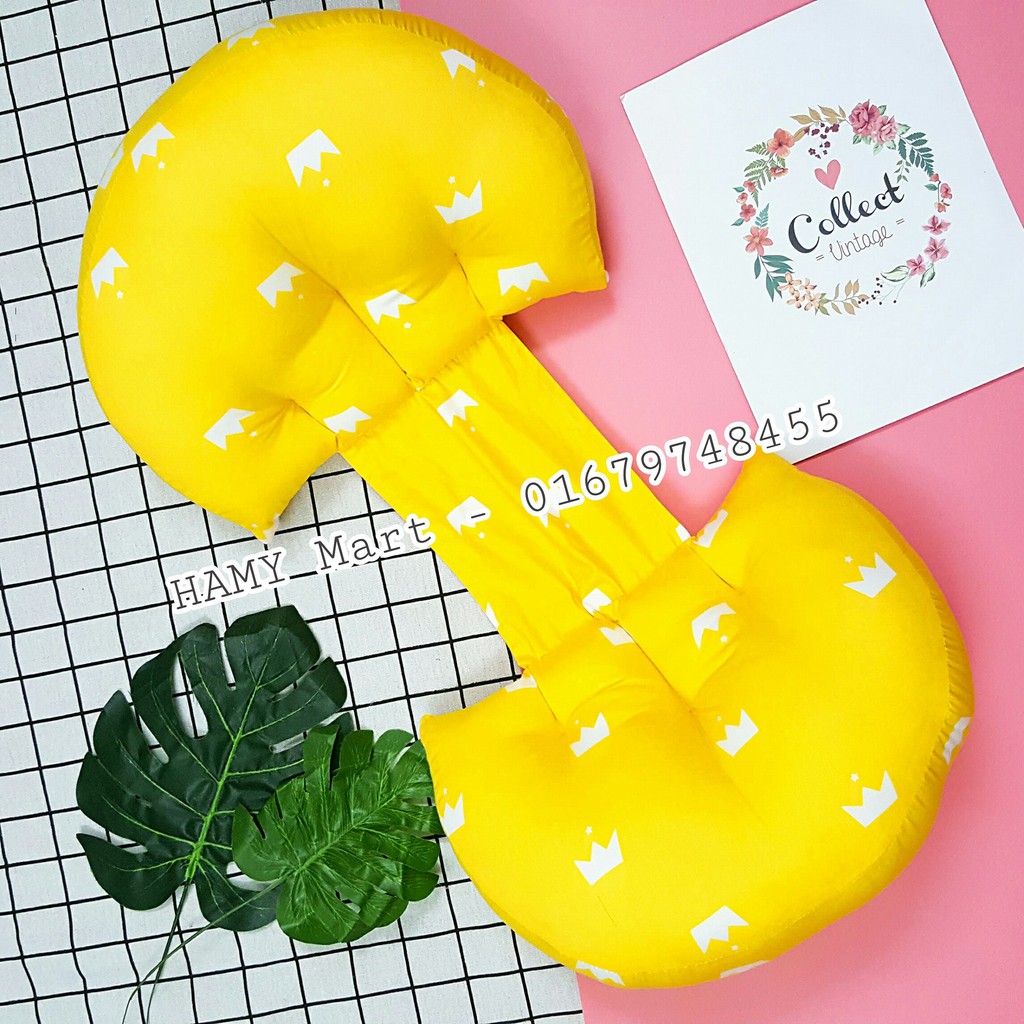 GỐI BÀ BẦU vm vàng + Qùa tặng