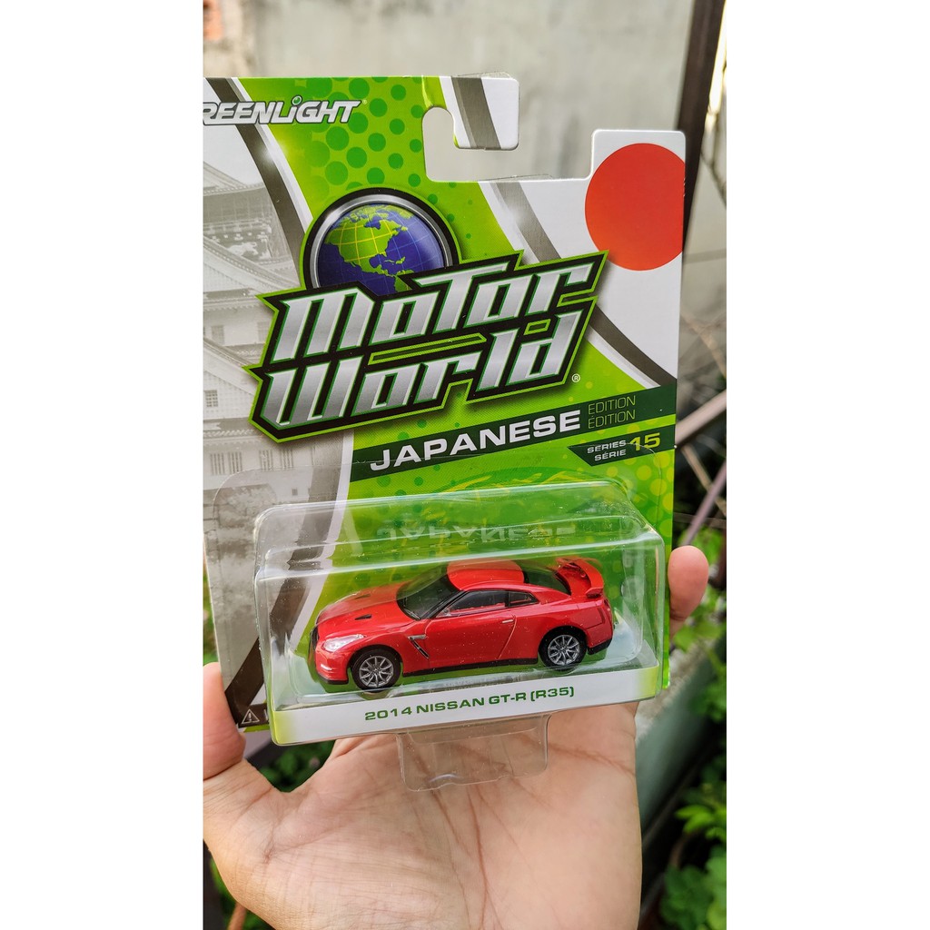 Mô hình tĩnh Greenlight Motor World Nissan GTR 35 tỷ lệ 1:64