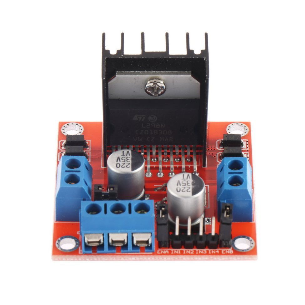 Mô Đun Điều Khiển Động Cơ Bước 2 H L298N Cho Arduino