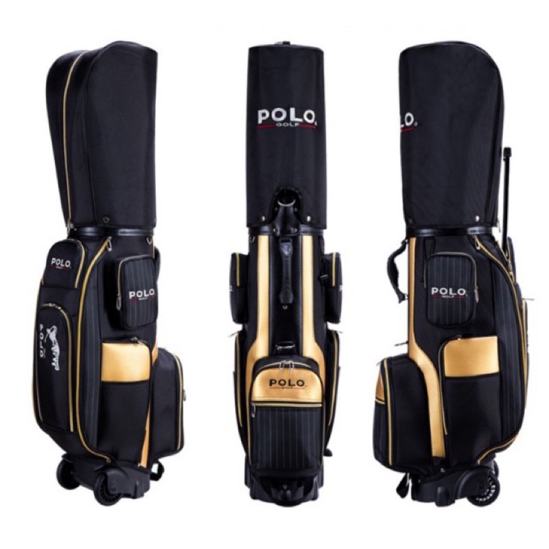Túi gậy golf Polo chống nước,bánh xe kéo tiện lợi chất liệu vải dù siêu bền