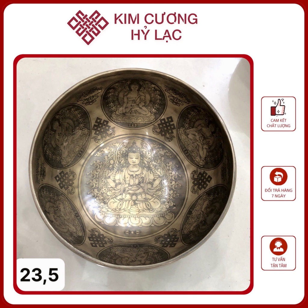 Chuông Xoay Tây Tạng [Kim Cương Hỷ Lạc]  Thủ Công Nepal