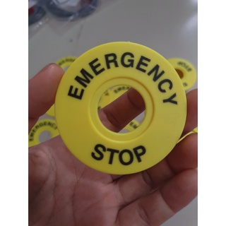 TEM NHÃN DỪNG KHẨN CẤP/ EMERGENCY STOP Phi 22
