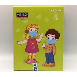 10 HỘP KHẨU TRANG Y TẾ CHO BÉ (HỘP 10 CÁI)