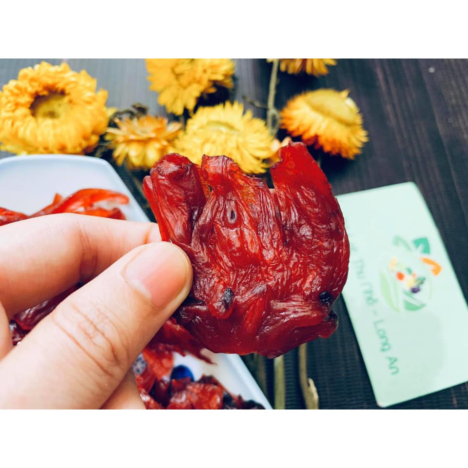 Mứt Hoa Hồng Đà Lạt (Mứt Hibiscus) Lon 500gr