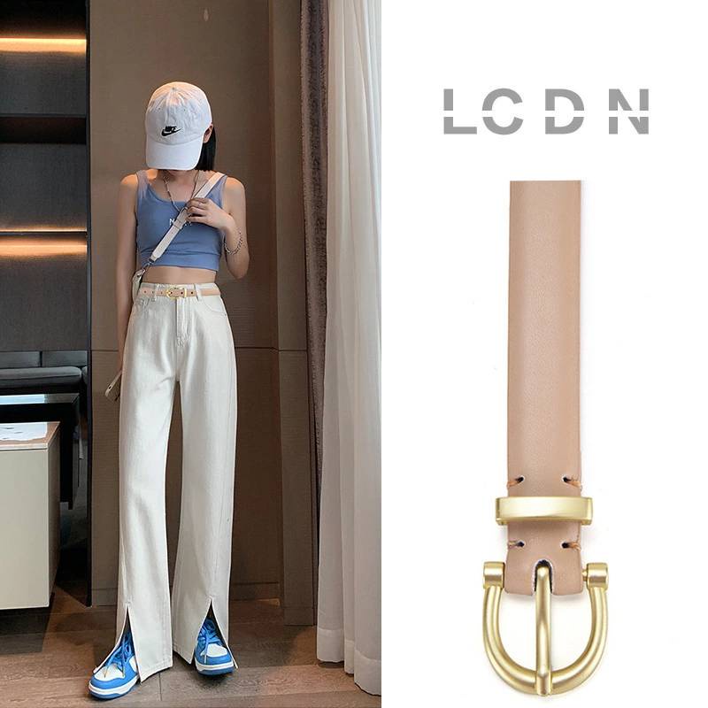 Thắt lưng, dây nịt nữ, da thật, khóa kim loại thời trang cao cấp-28