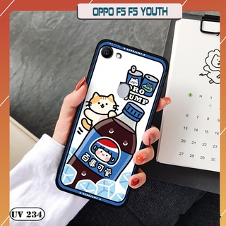 Ốp lưng nhám in hình 3d oppo f7