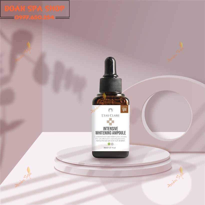 Ampoule Dưỡng Trắng Chuyên Sâu – Intensive Whitening Ampoule Leau Claire