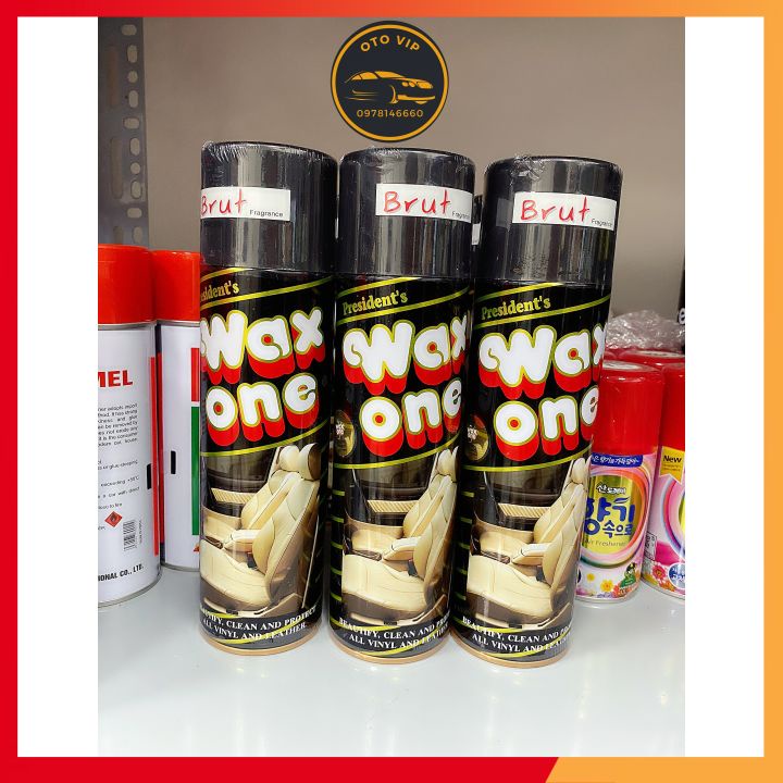 Chai dưỡng bóng nội thất xe ô tô WAXONE hàng Thái Lan  cao cấp 450ml- Lọ dưỡng bóng xe hơi