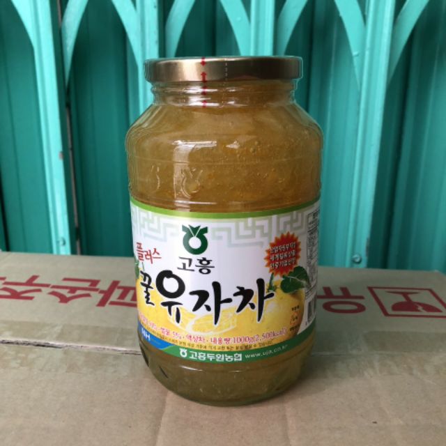 Mật ong chanh đào Hàn Quốc