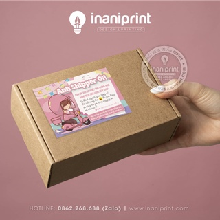 [GIÁ CỰC RẺ] TEM DÁN CÁM ƠN ANH SHIPPER 1 cực dễ thương cho shop giá rẻ