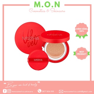 Phấn nước kiềm dầu lâu trôi Missha Velvet finish Cushion