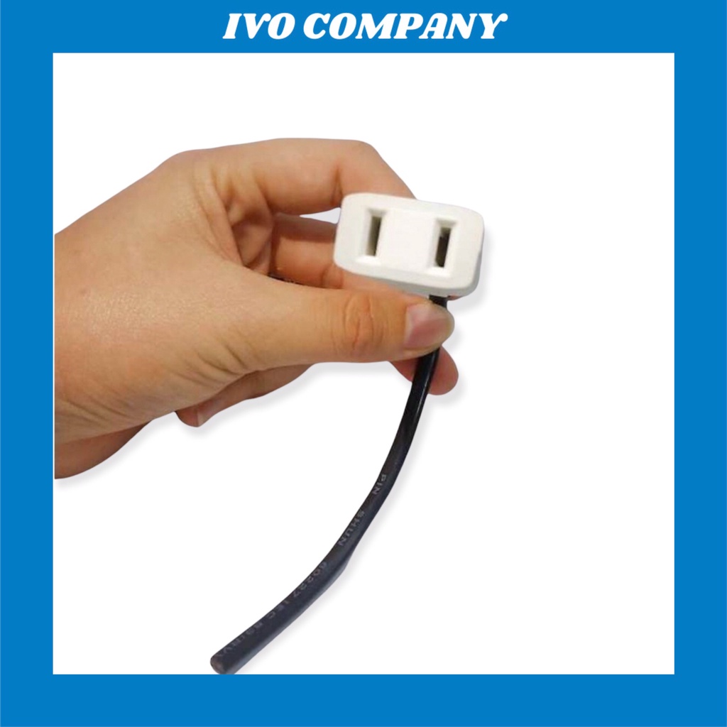 Phích Điện Đầu Cái Nối Âm Kèm Dây Nối