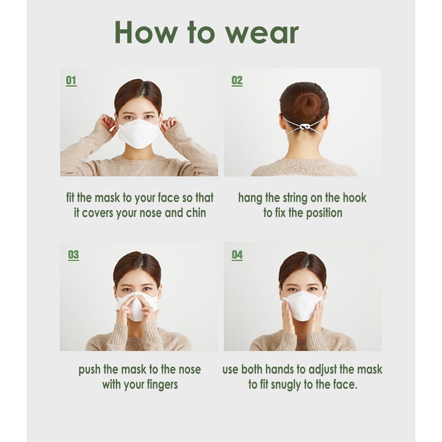 ⭐Korea Mask⭐ New CleanWell Color Mask KF94 Large/ 6 màu