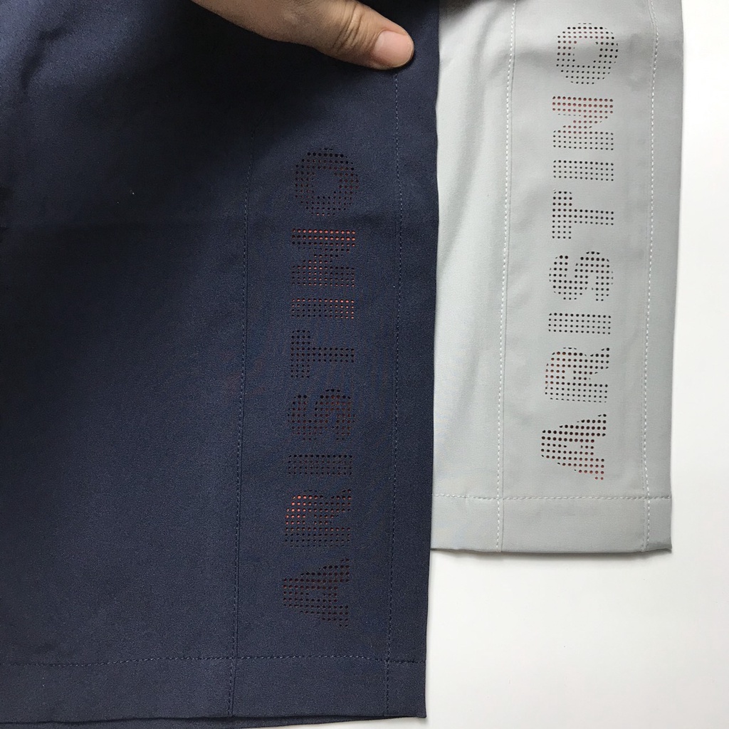 Quần short gió nam ARISTINO cạp chun dây rút chữ aristino dọc quần reguler Aso023s1