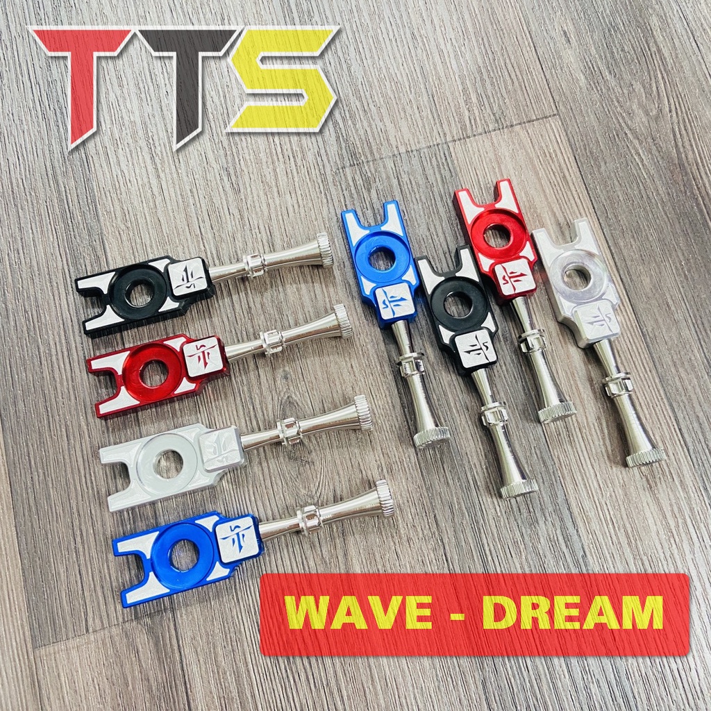 Bát tăng sên Salaya v2 chất liệu nhôm nguyên khối cnc kèm ốc tăng sên inox lắp cho WAVE, DREAM các đời