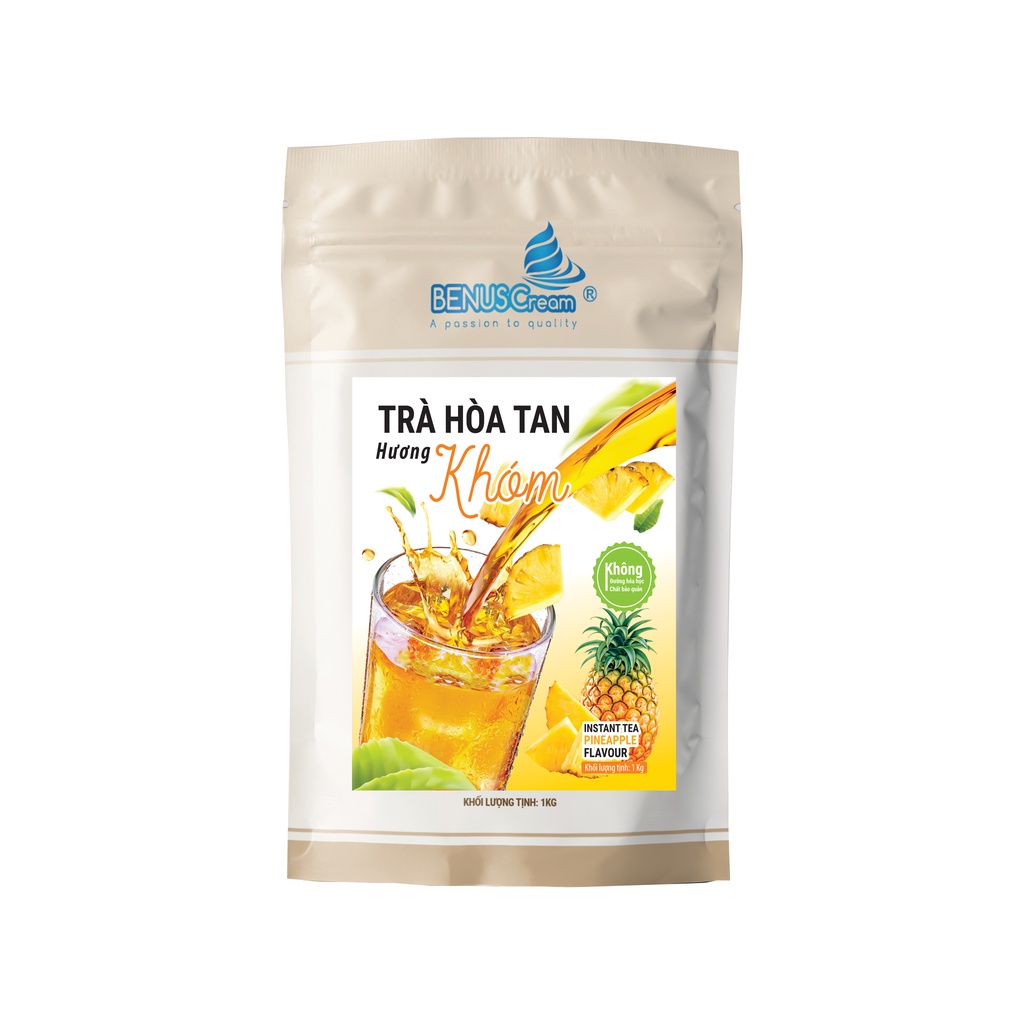 Bột trà Trái cây hòa tan Benuscream .