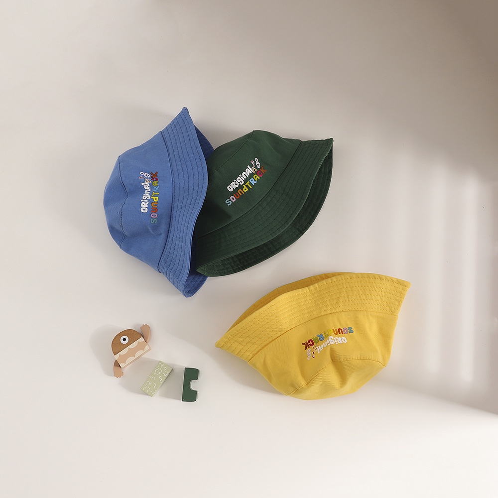 Nón Bucket In Chữ Phong Cách Hàn Quốc Thời Trang Cho Bé