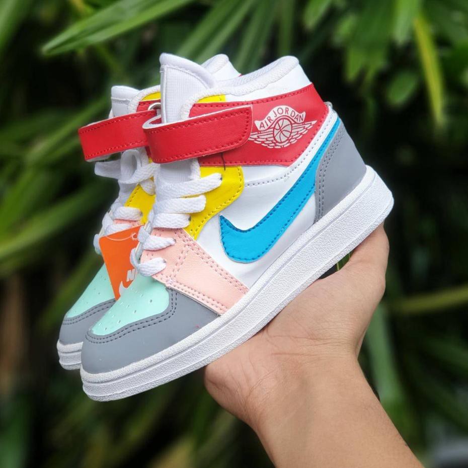 Bán hàng nhất... Giày Thể Thao Nike Air Jordan 1 Cao 21-35 Cho Bé
