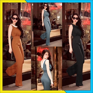 Đồ Jum 🎁FREESHIP🎁 Jumpsuit dài cổ lá sen giống ngọc trinh TJ1135