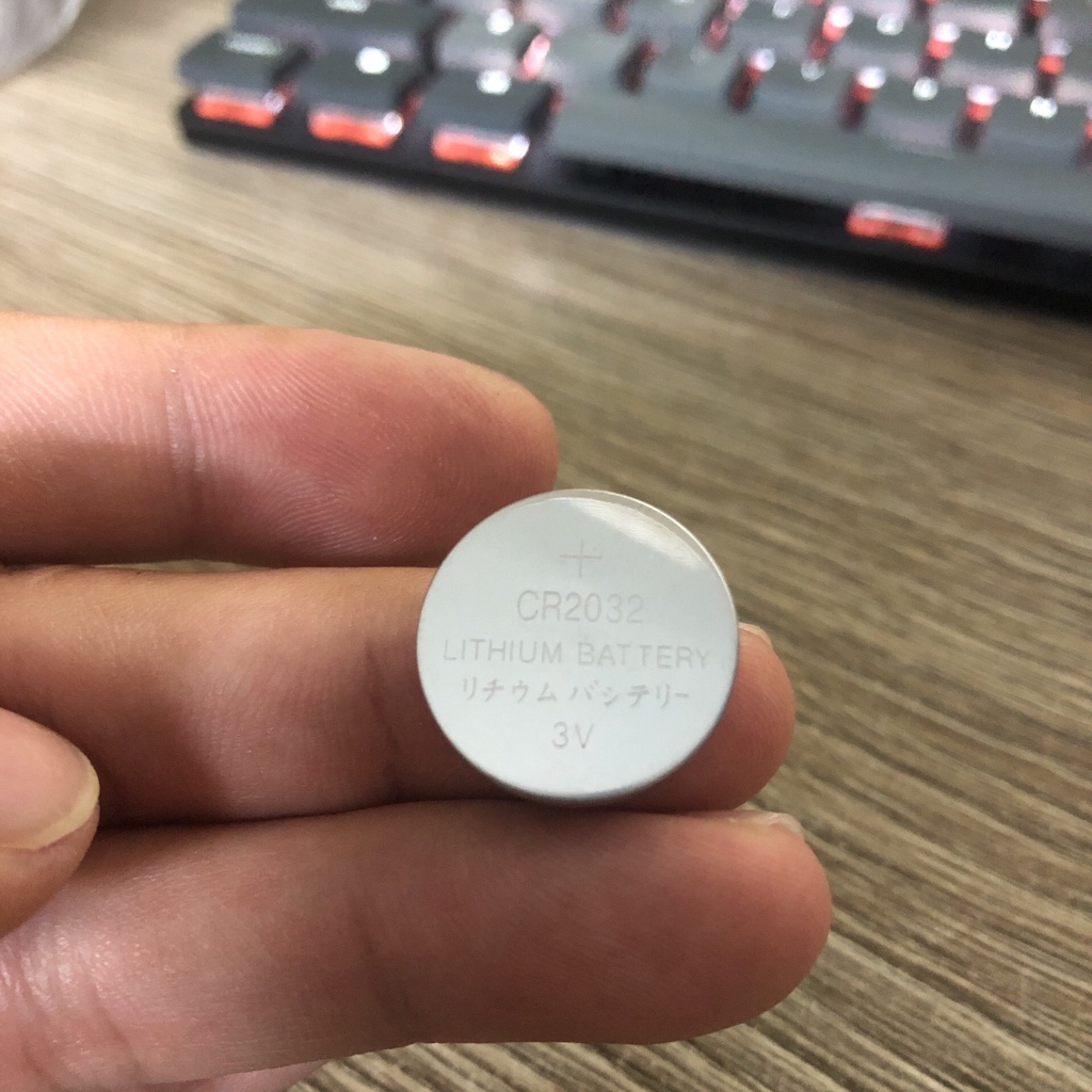 Pin CR2032 Lithium Battery 3V dùng nhiều thiết bị điện tử - Pin remote - máy tính - nhiệt kế