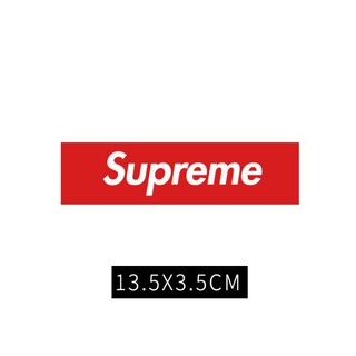Bộ 02 miếng Tem dán phản quang Supreme