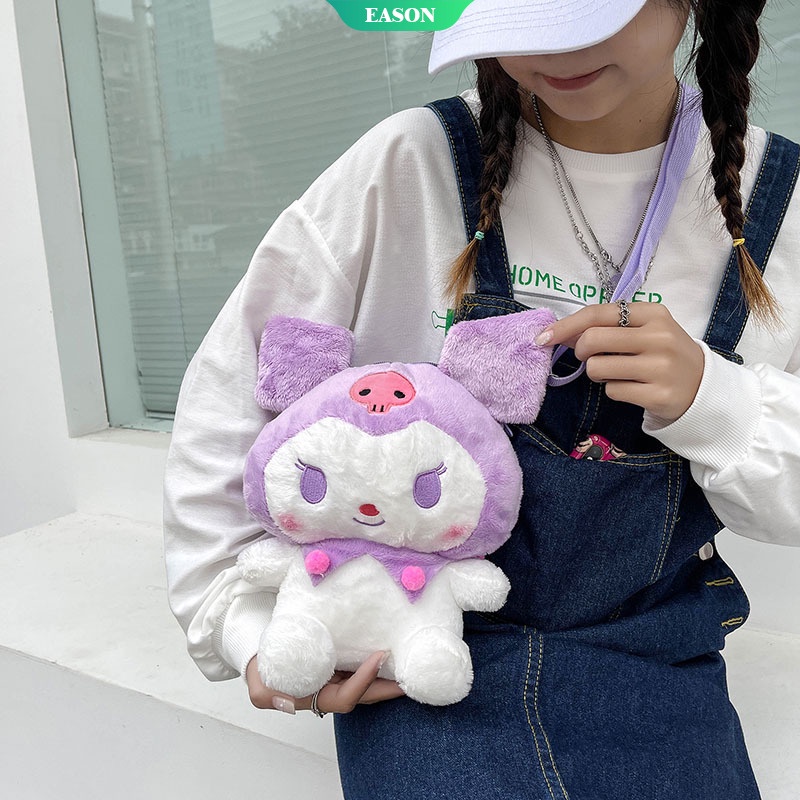 Balo Đeo Vai Kiểu Hoạt Hình Kuromi Dễ Thương Phong Cách Hàn Quốc Cho Nữ