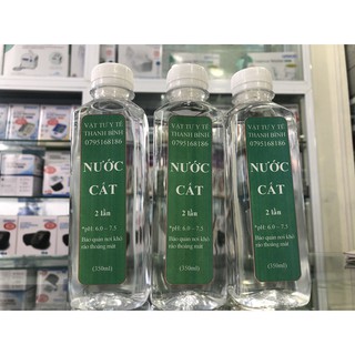Combo 3 chai Nước Cất 2 lần (chai 350ml)