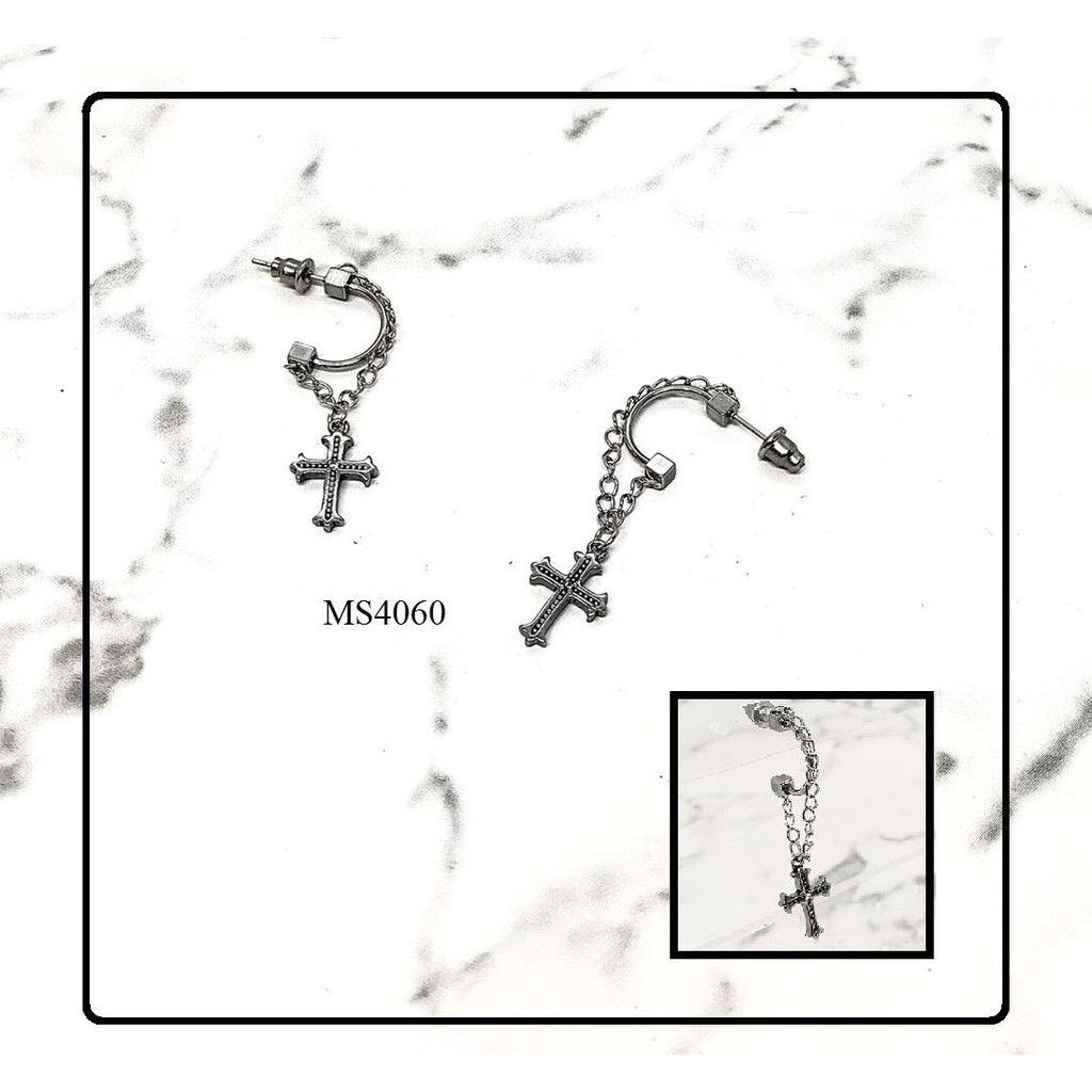 Khuyên chốt cài mix hình thời trang thép y tế