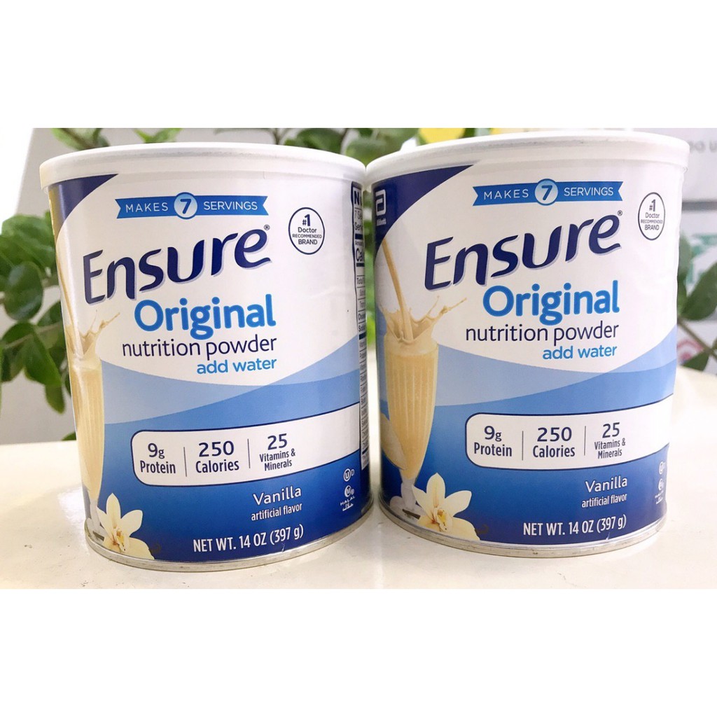 SỮA BỘT ENSURE ORIGINAL NUTRITION POWDER 397G [CHÍNH HÃNG]
