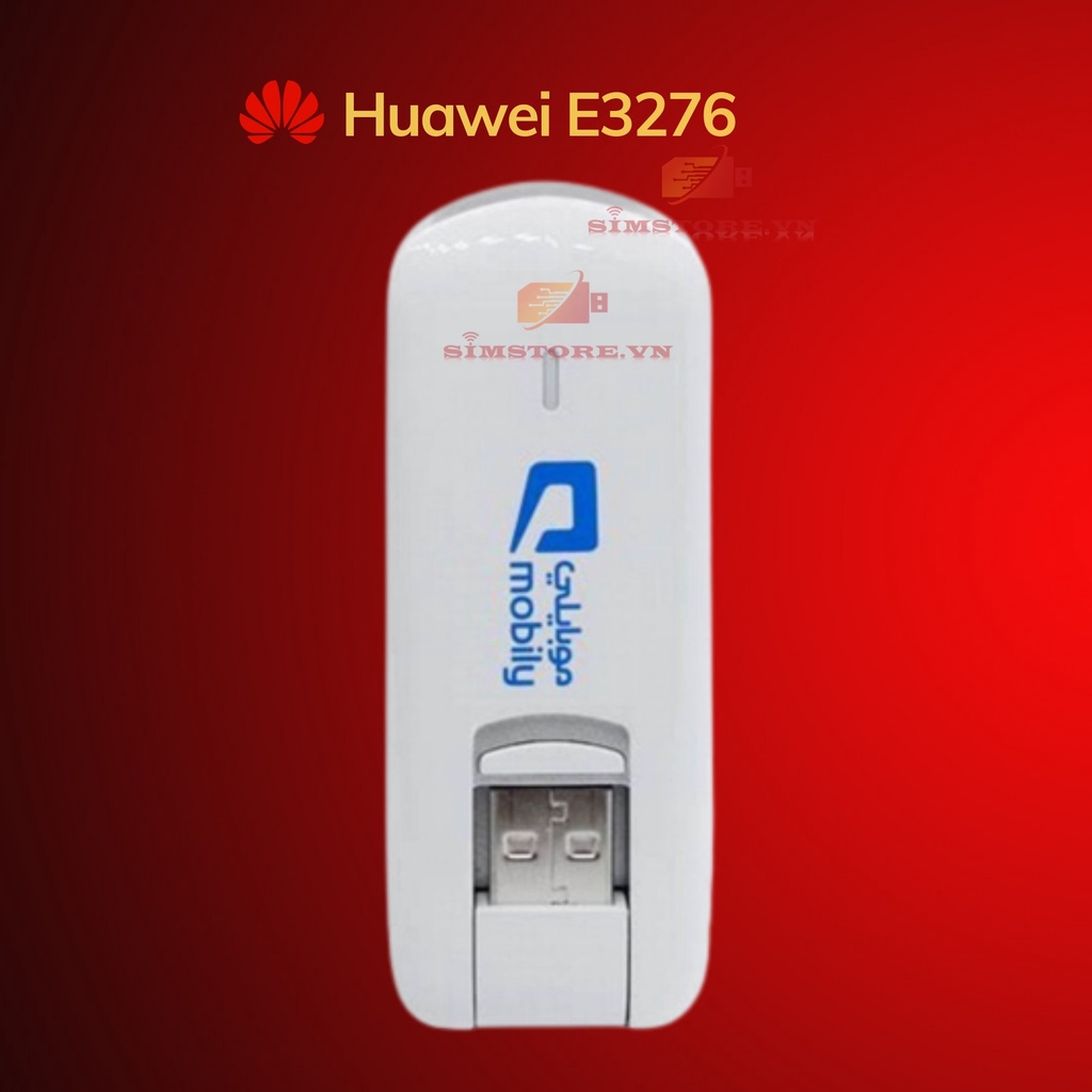 [Mã 159ELSALE hoàn 7% đơn 300K] Dcom 3G/4G huawei E3276- Tốc độ 112Mbps- sử dụng đa mạng , Dcom cho máy tính , Simstore