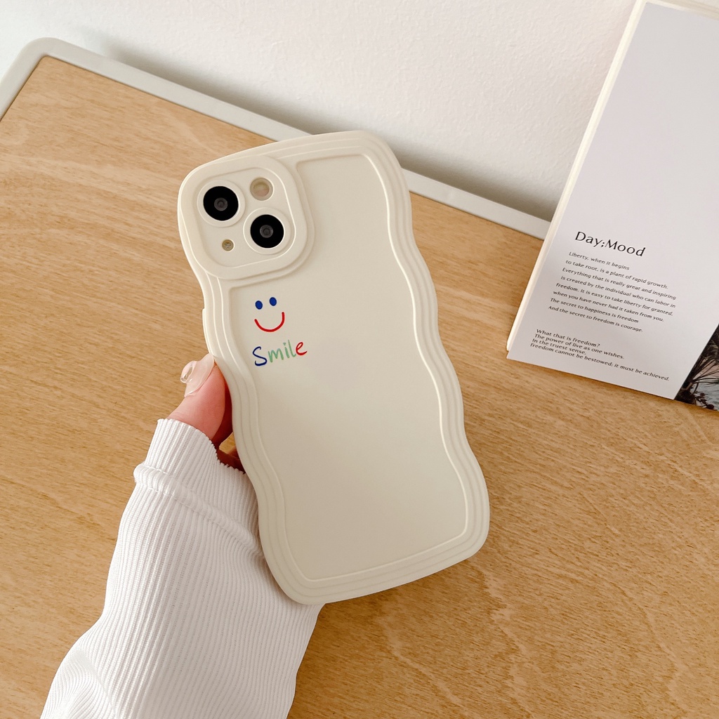 Ốp Điện Thoại Hình Mặt Cười Cho iphone 7 / 7 plus 8 / 8 / plus / x / XR / XS / 11 / 12 / 13 / pro / Max / plus / Promax Sự Bảo Vệ
